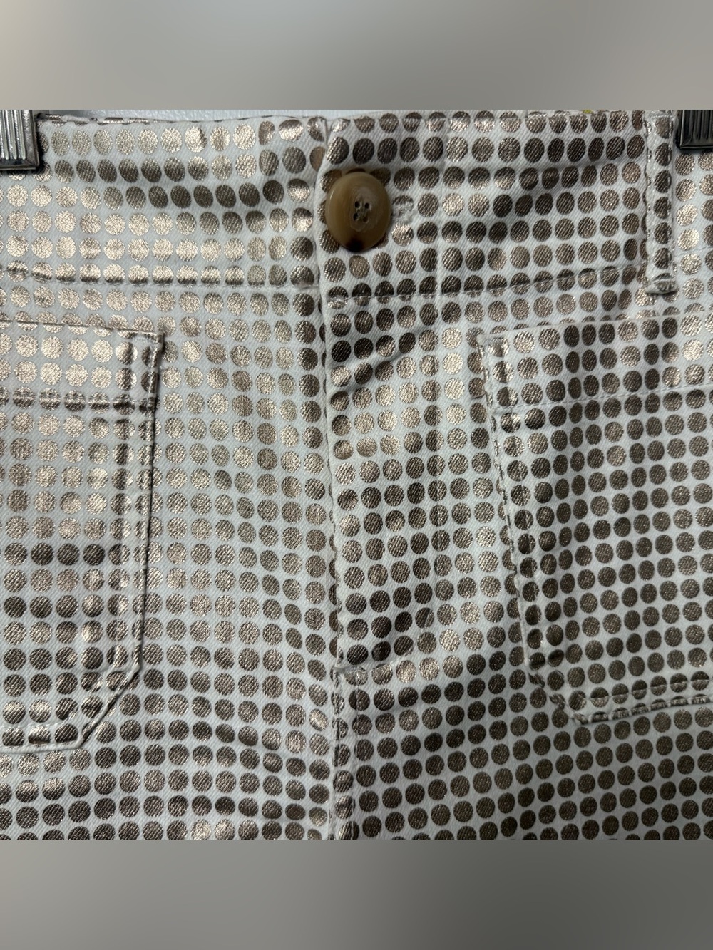 Maeve Colette gold polka dot wide leg Pant size 29 - Picture 9 of 11